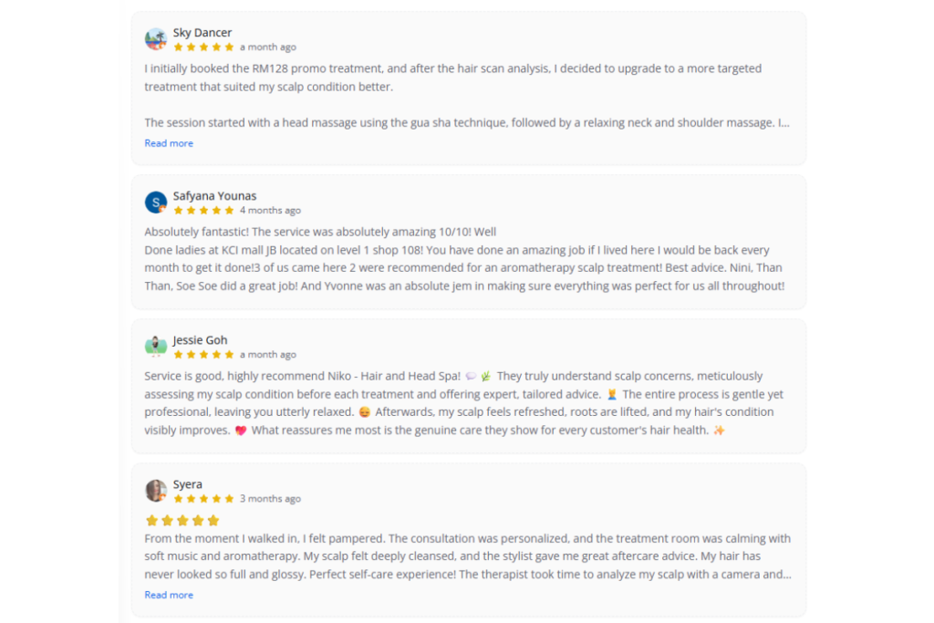 Niko Head Spa Review